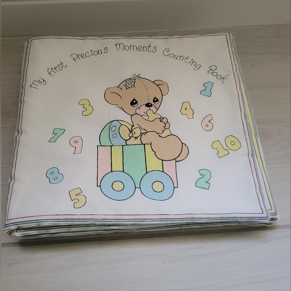 Children's Soft Book Fabric Book Quilted Great Gift Precious Moments